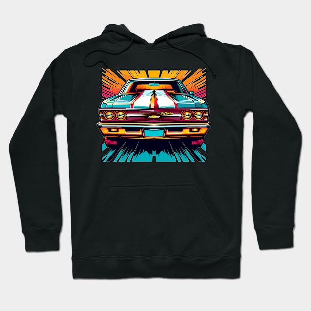 Chevy El Camino Hoodie by Vehicles-Art